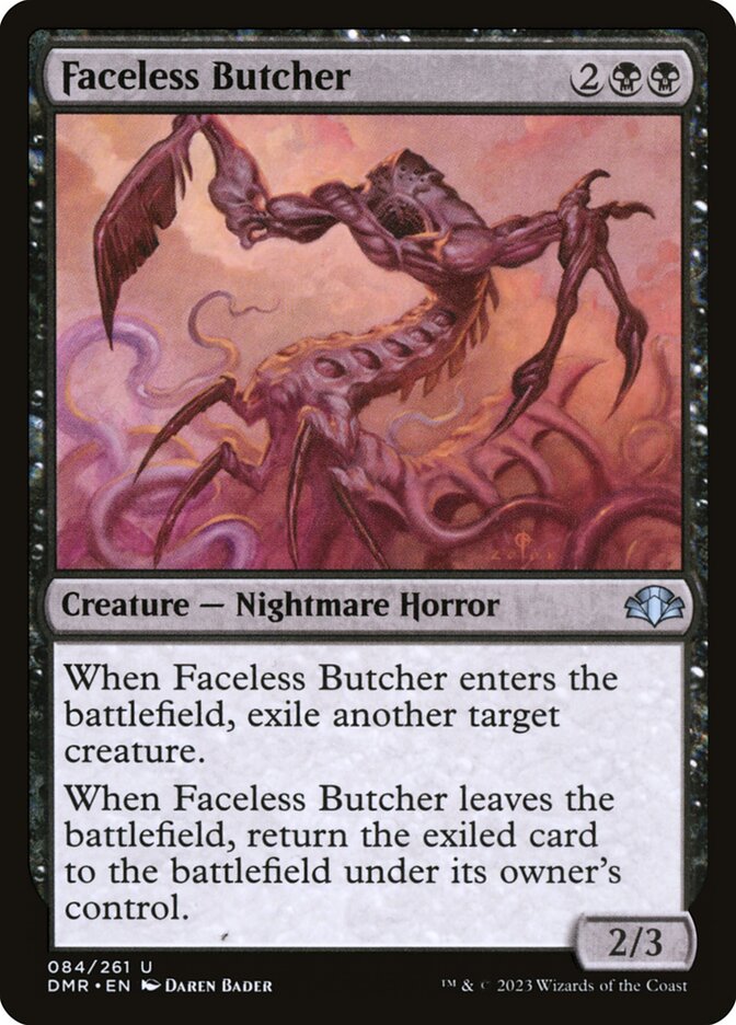 Faceless Butcher — Dominaria Remastered 84/457