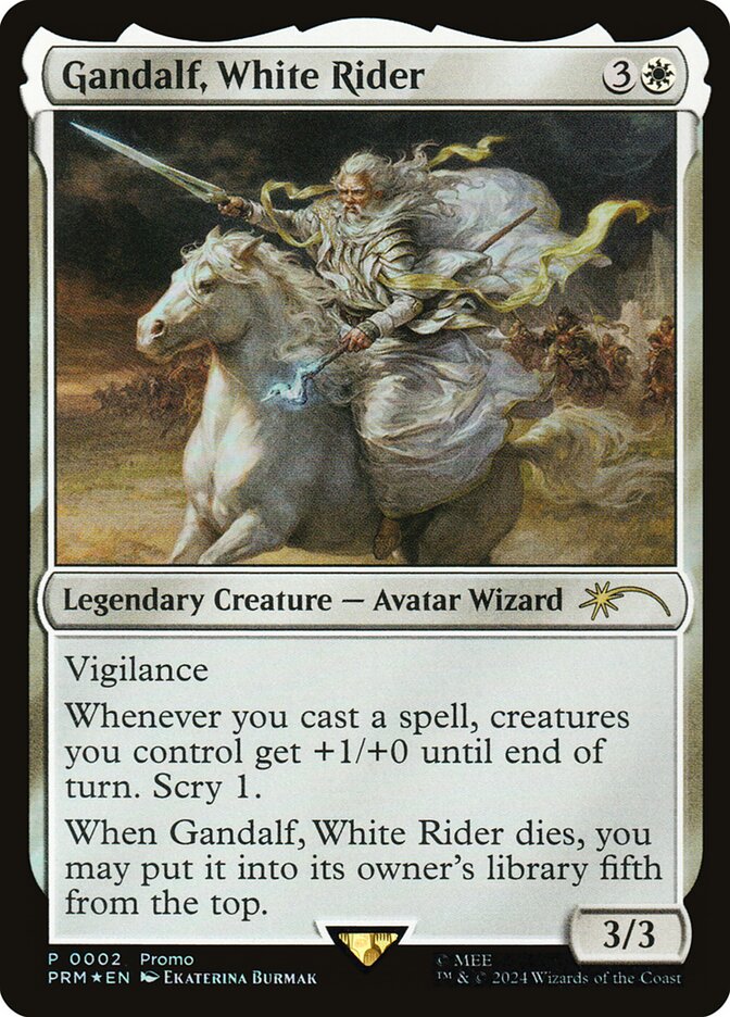 Gandalf, White Rider — Tales of Middle-earth Deluxe Commander Kit 2/4