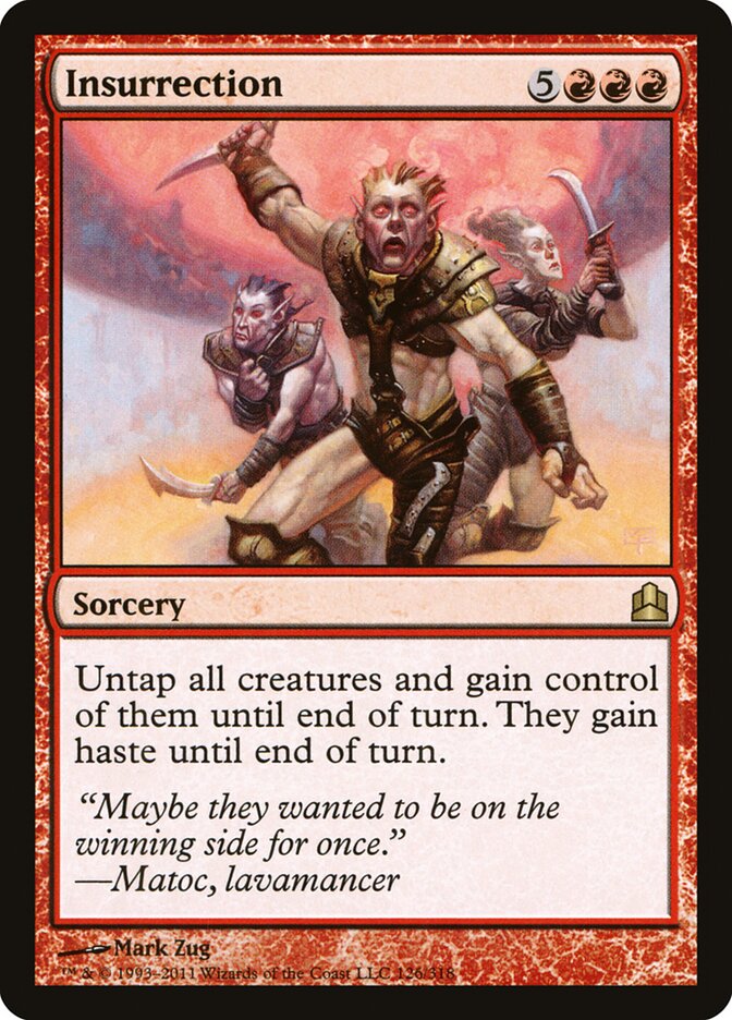 Insurrection — Commander 2011 126/318