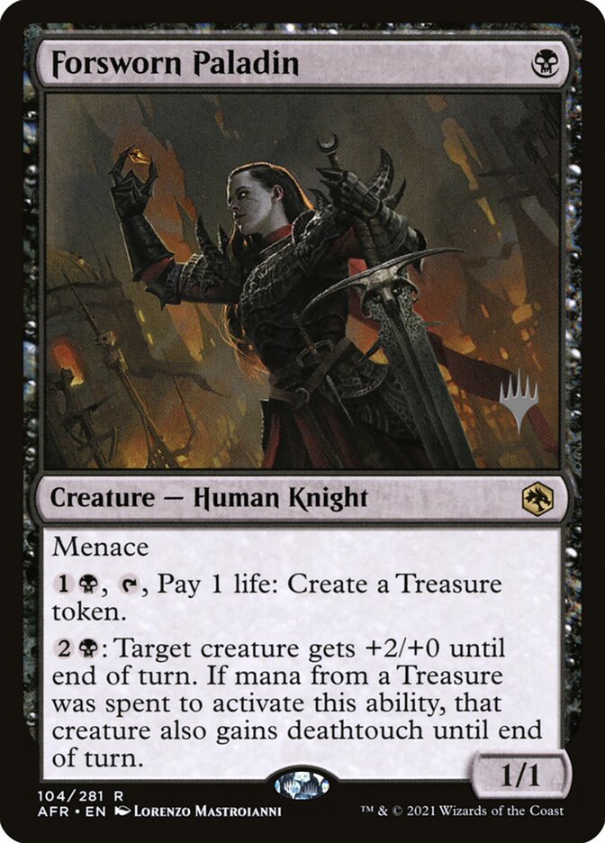 Forsworn Paladin — Adventures in the Forgotten Realms Promos 104p/241