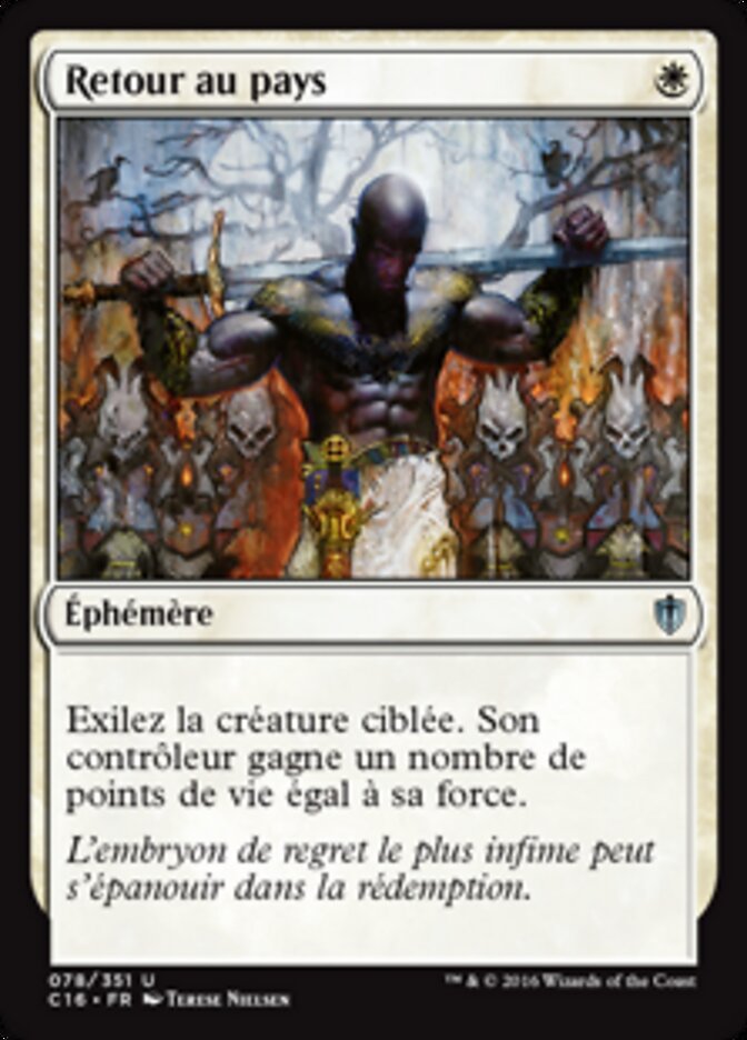 Retour au pays — Commander 2016 78/351