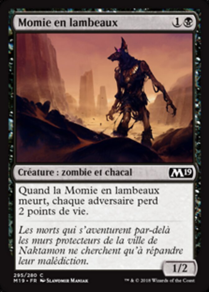 Momie en lambeaux — Core Set 2019 295/314