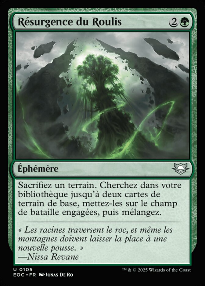 Résurgence du Roulis — Edge of Eternities Commander 105/191
