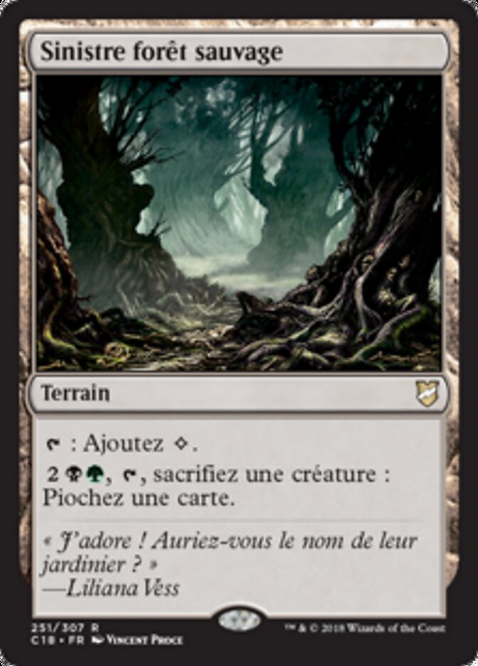 Sinistre forêt sauvage — Commander 2018 251/307