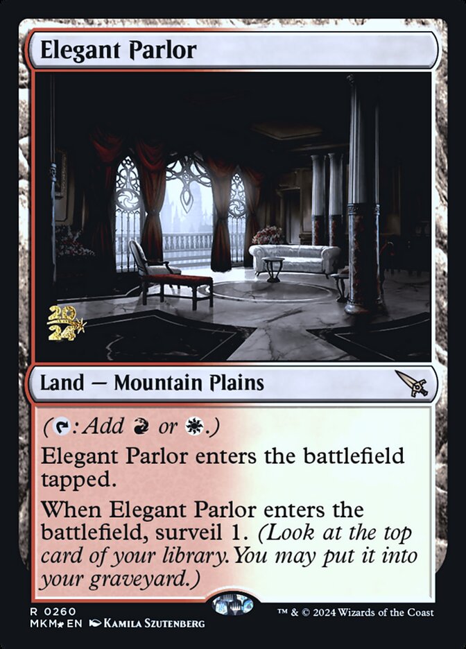 Elegant Parlor — Murders at Karlov Manor Promos 260s/180