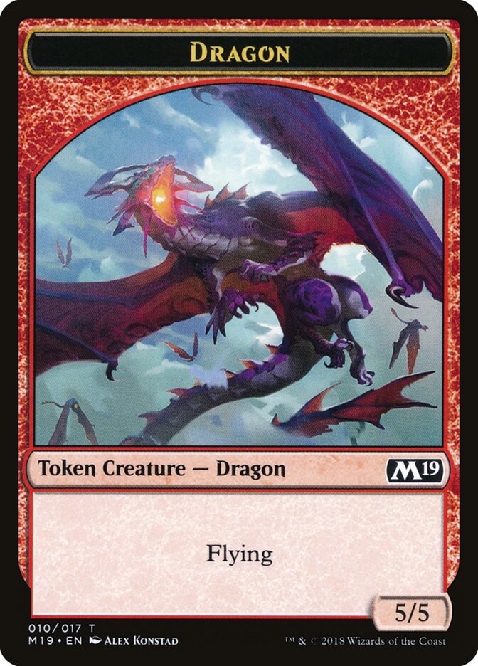 Dragon — Core Set 2019 Tokens 10/18