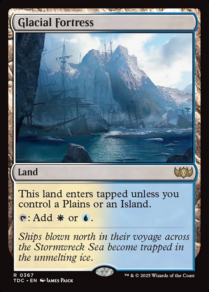 Glacial Fortress — Tarkir: Dragonstorm Commander 367/413