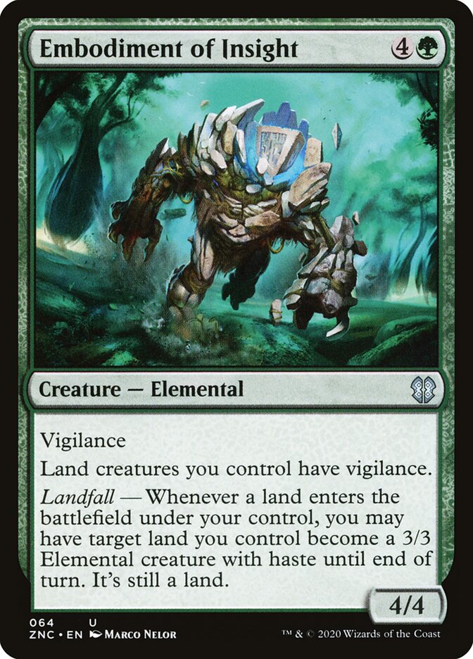 Embodiment of Insight — Zendikar Rising Commander 64/142