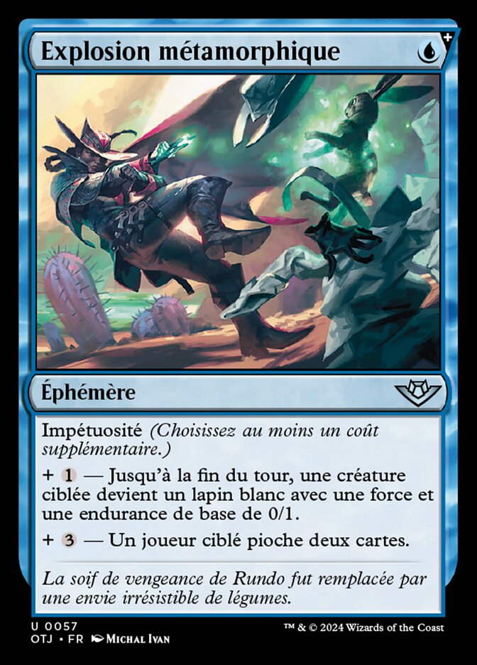 Explosion métamorphique — Outlaws of Thunder Junction 57/374