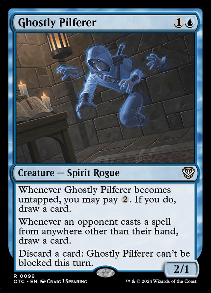 Ghostly Pilferer — Outlaws of Thunder Junction Commander 98/342