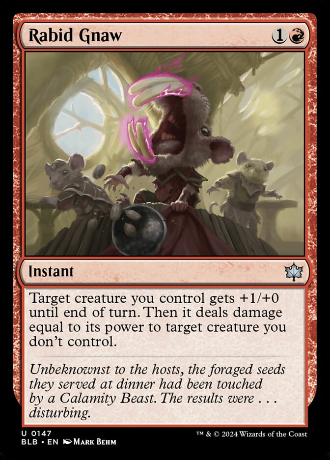 Rabid Gnaw — Bloomburrow 147/398