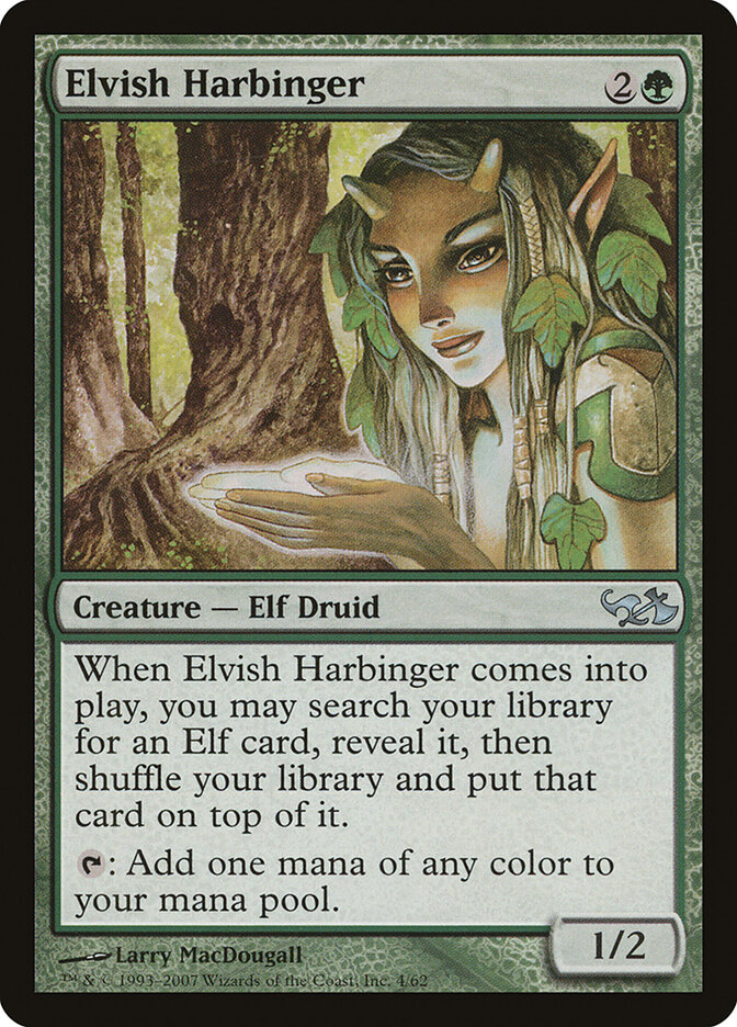 Elvish Harbinger — Duel Decks: Elves vs. Goblins 4/62