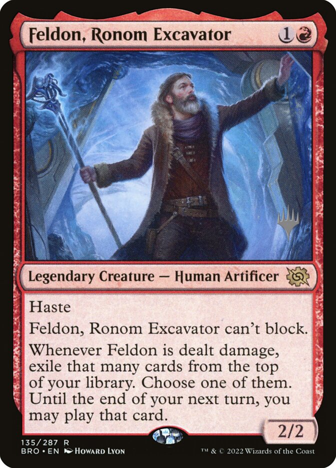Feldon, Ronom Excavator — The Brothers' War Promos 135p/171
