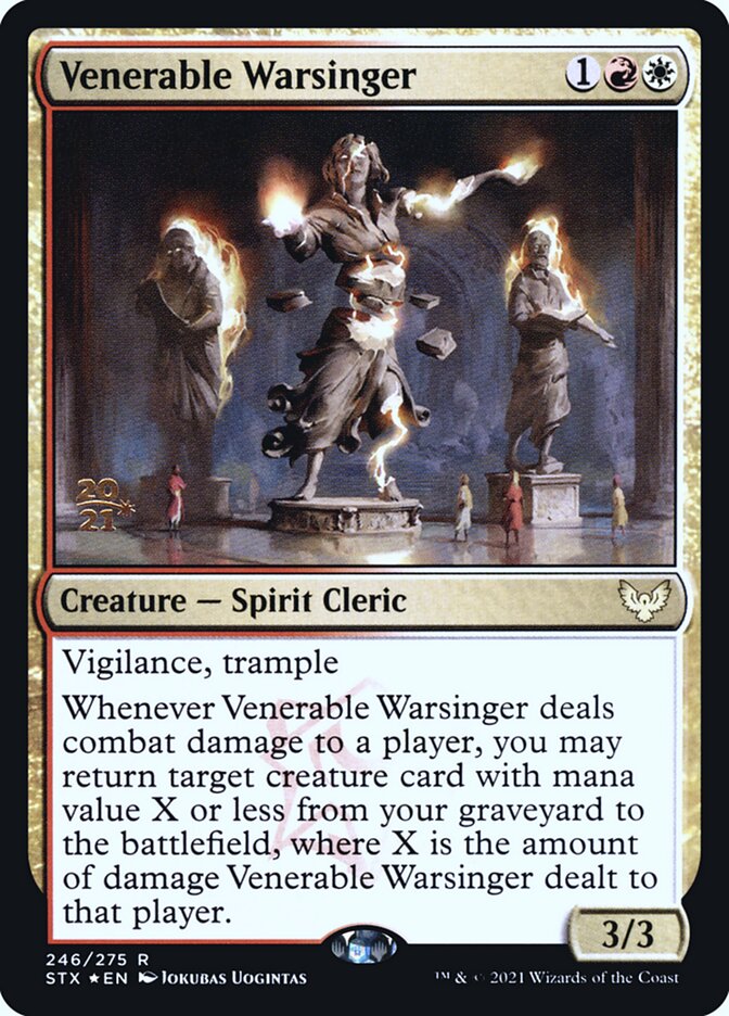Venerable Warsinger — Strixhaven: School of Mages Promos 246s/164