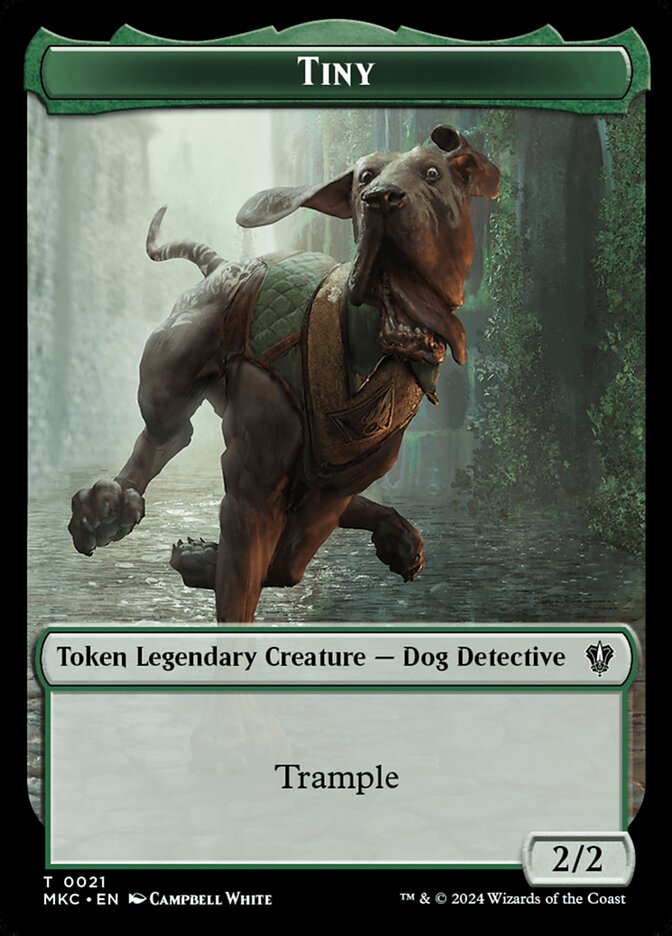 Tiny — Murders at Karlov Manor Commander Tokens 21/31