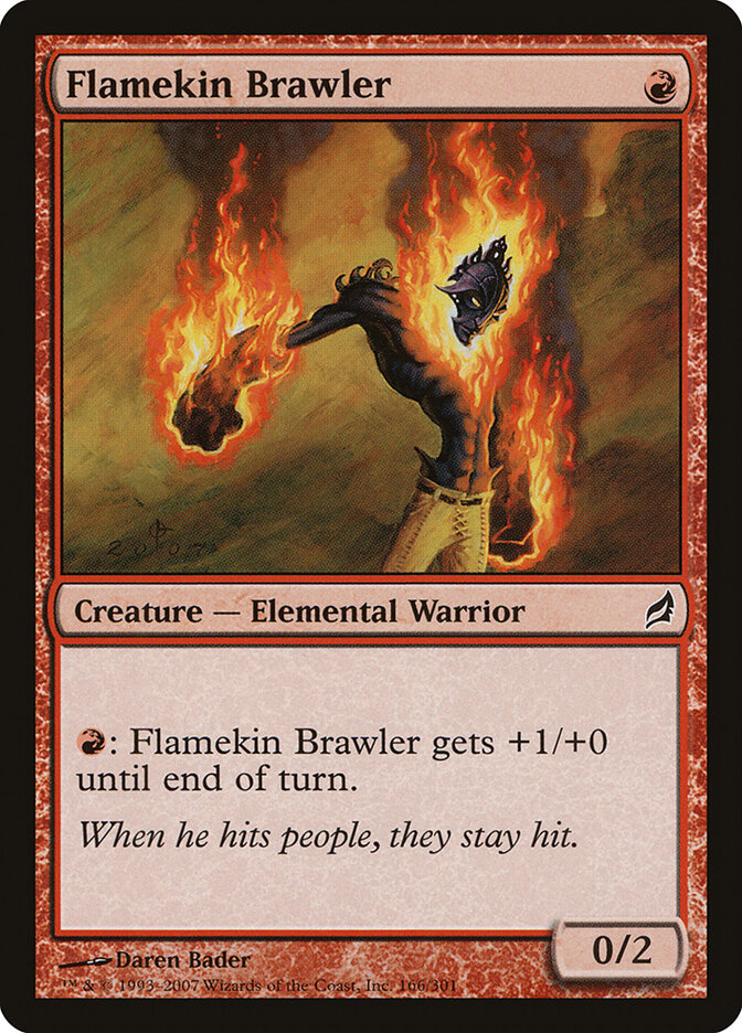 Flamekin Brawler — Lorwyn 166/301
