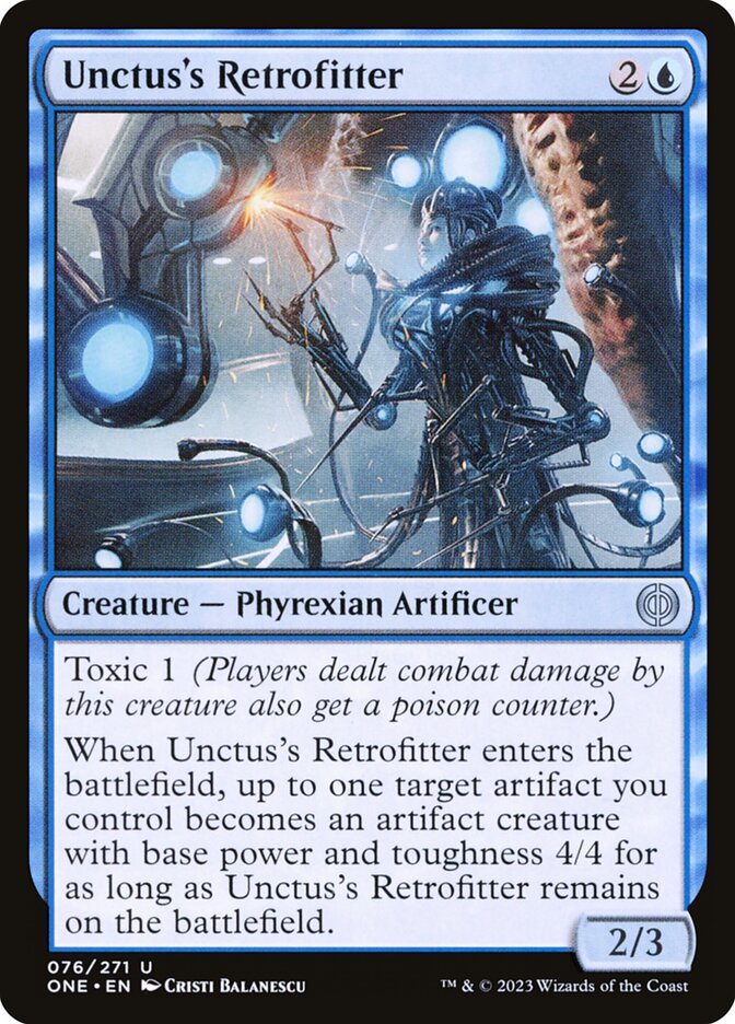 Unctus's Retrofitter — Phyrexia: All Will Be One 76/479