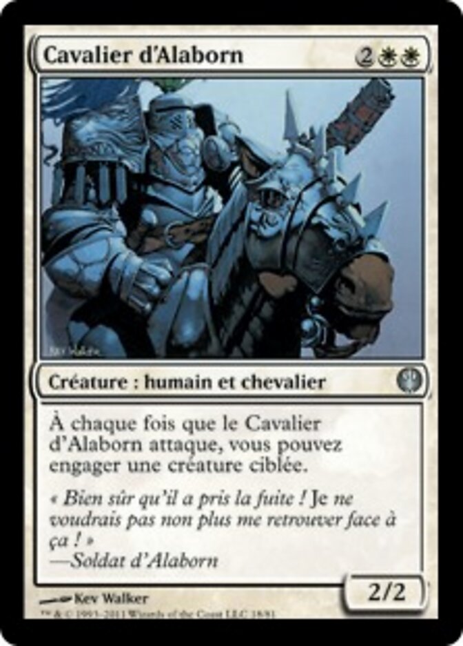 Cavalier d'Alaborn — Duel Decks: Knights vs. Dragons 18/81