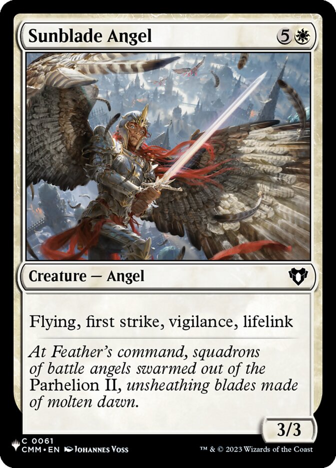 Sunblade Angel — The List CMM-61/5581