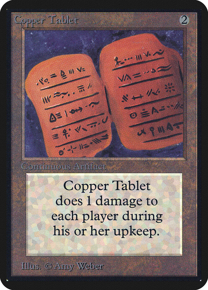 Copper Tablet — Limited Edition Alpha 238/295