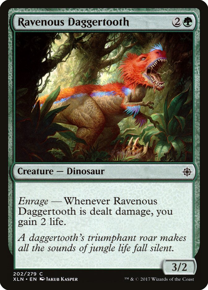 Ravenous Daggertooth — Ixalan 202/289