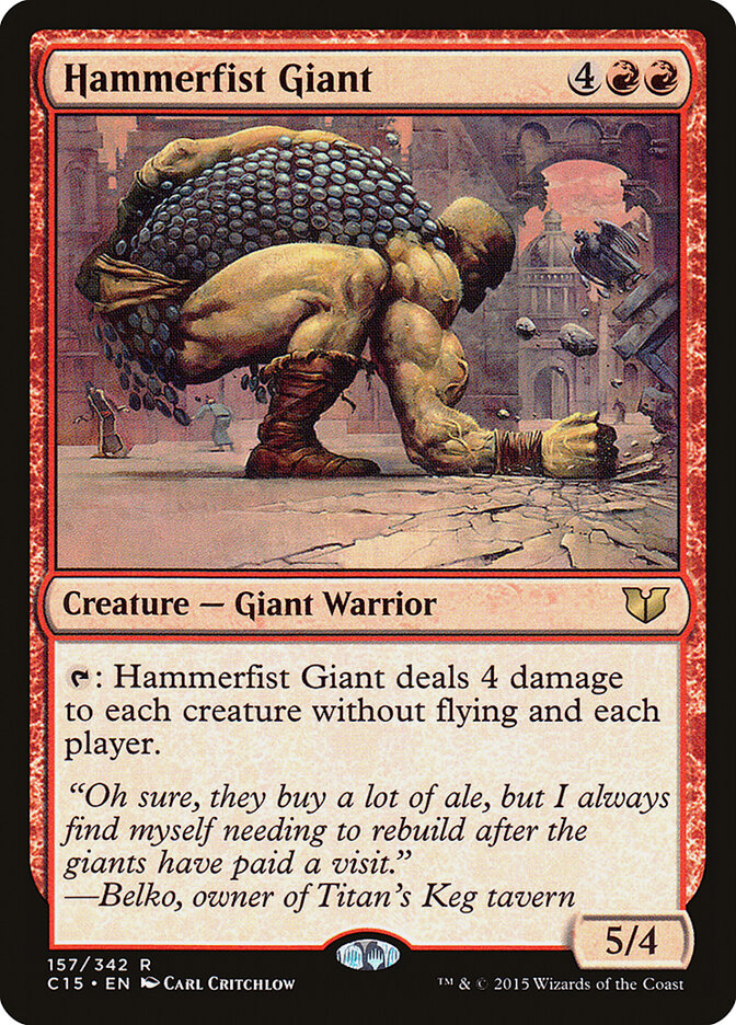 Hammerfist Giant — Commander 2015 157/342