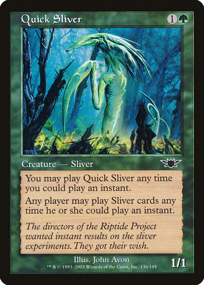 Quick Sliver — Legions 136/145