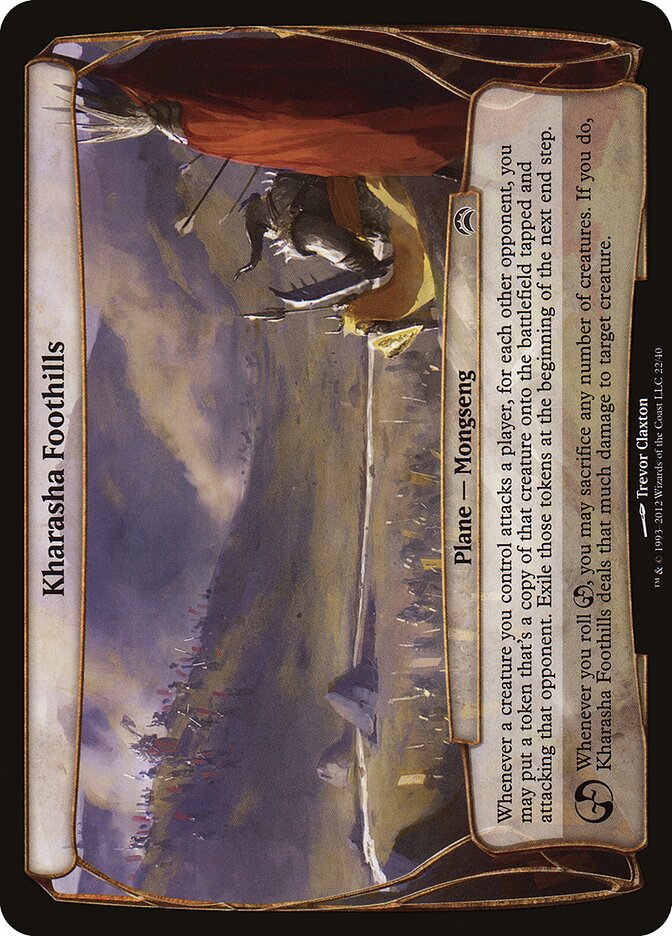 Kharasha Foothills — Planechase 2012 Planes 22/40