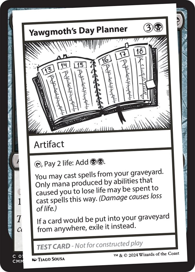 Yawgmoth's Day Planner — Mystery Booster 2 555/385