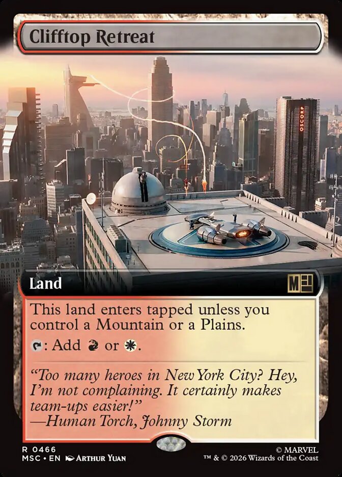 Clifftop Retreat — Marvel Super Heroes Commander 466/866