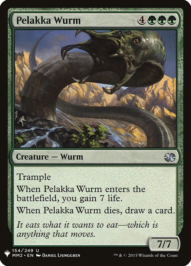 Pelakka Wurm — The List MM2-154/5581