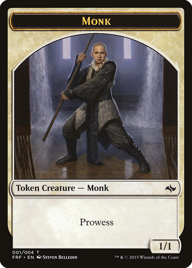 Monk — Fate Reforged Tokens 1/4