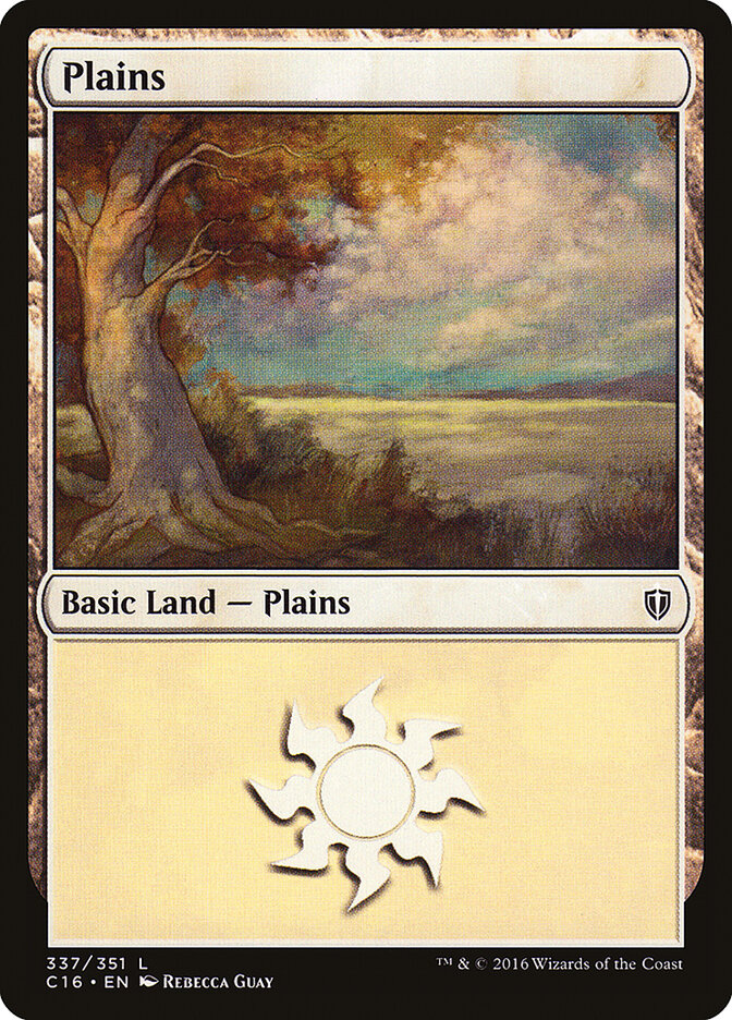 Plains — Commander 2016 337/351