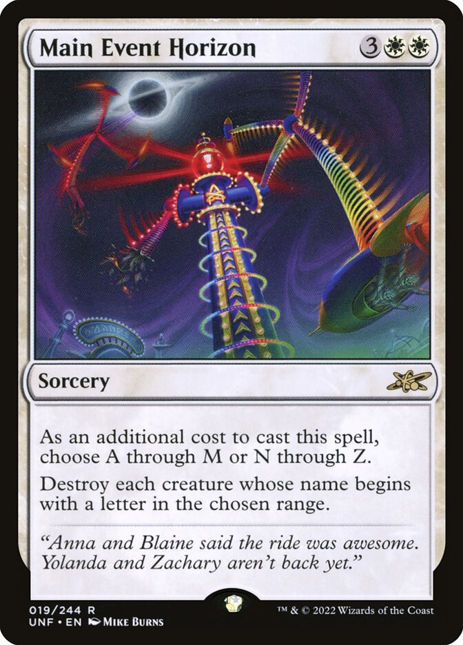 Main Event Horizon — Unfinity 19/639