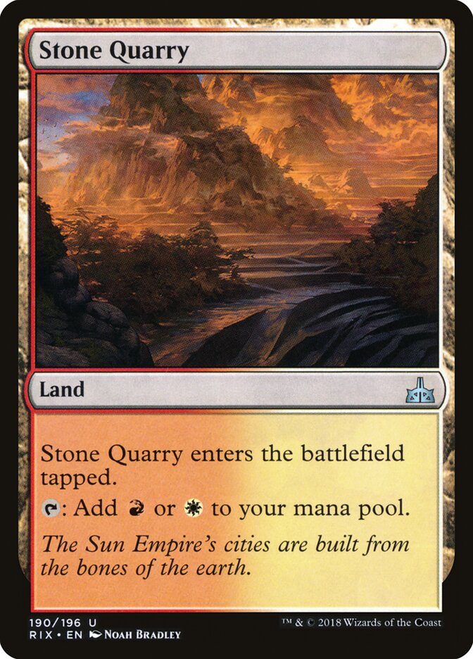 Carrière de pierre — Rivals of Ixalan 190/205