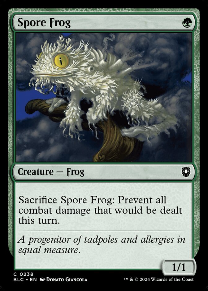 Spore Frog — Bloomburrow Commander 238/356