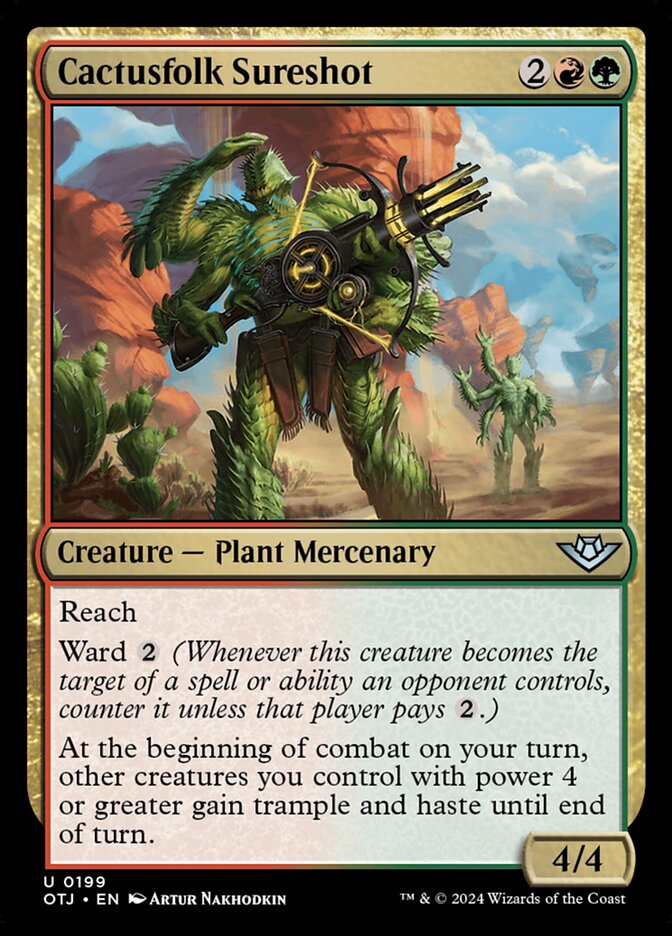 Cactusfolk Sureshot — Outlaws of Thunder Junction 199/374