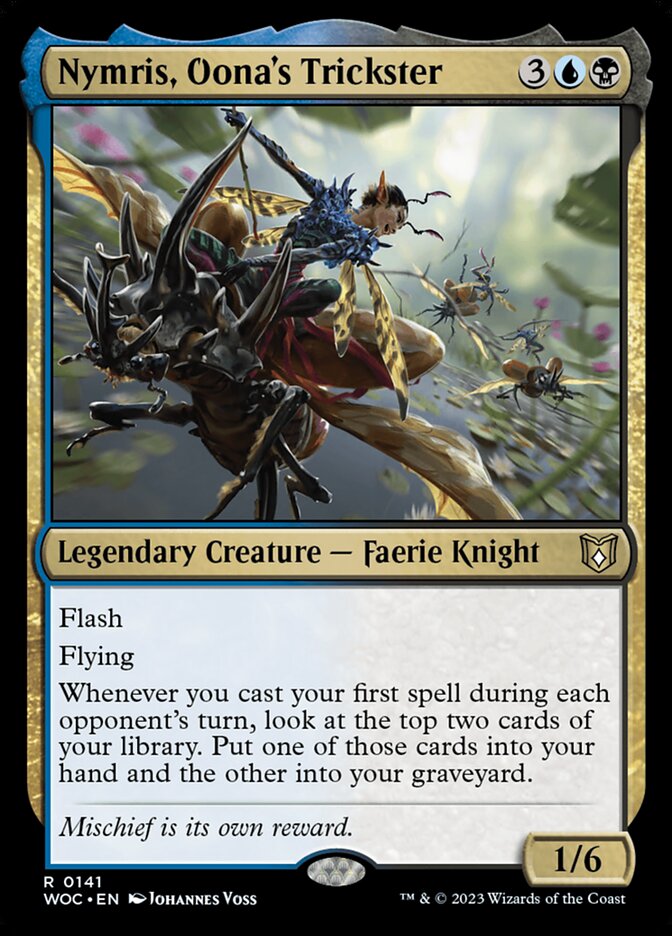 Nymris, Oona's Trickster — Wilds of Eldraine Commander 141/173