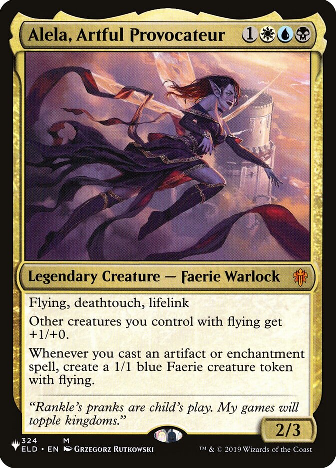 Alela, Artful Provocateur — The List ELD-324/5581