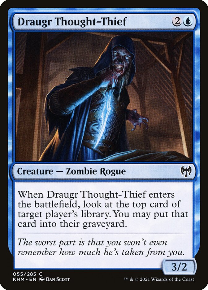 Draugr Thought-Thief — Kaldheim 55/425