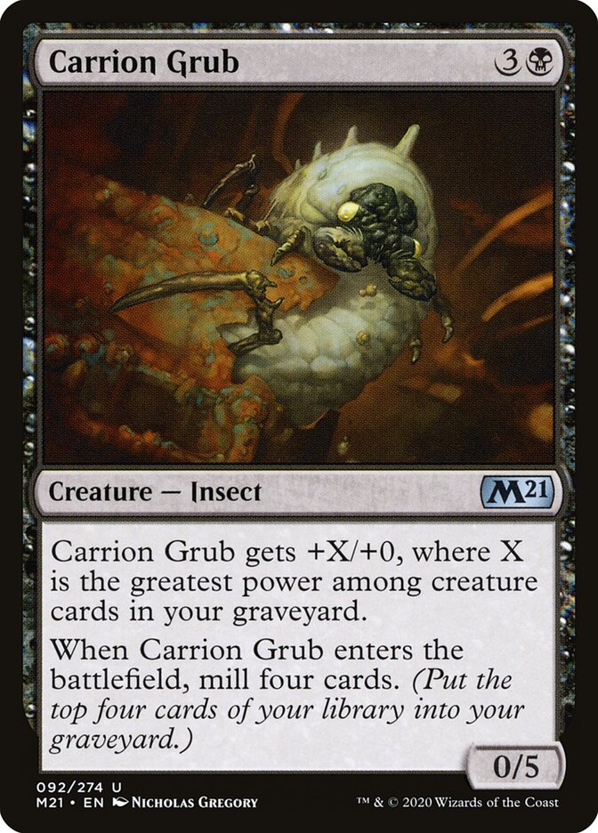 Carrion Grub — Core Set 2021 92/397