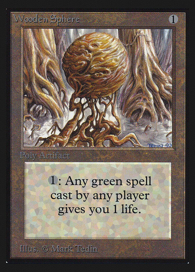 Wooden Sphere — Intl. Collectors' Edition 277/302