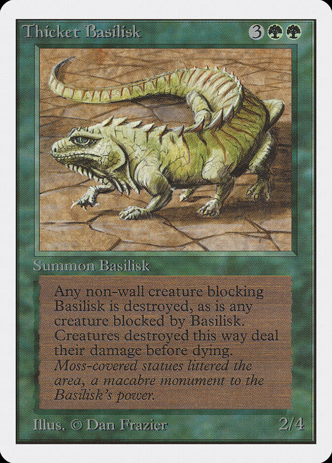 Thicket Basilisk — Unlimited Edition 219/302