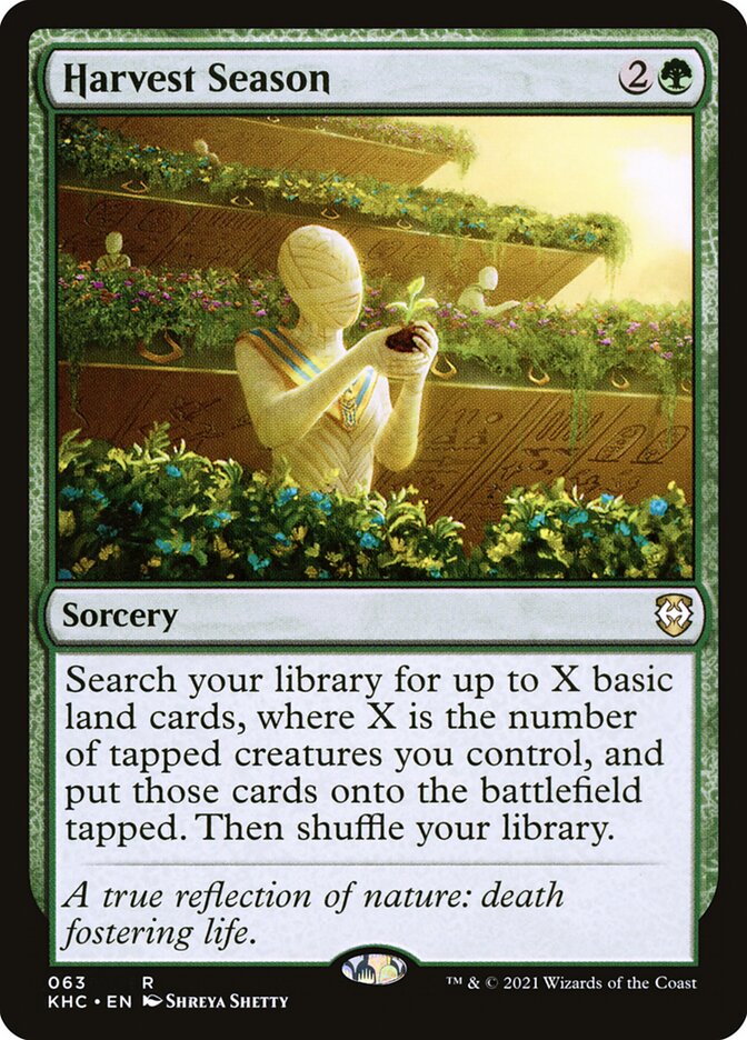 Saison des récoltes — Kaldheim Commander 63/119
