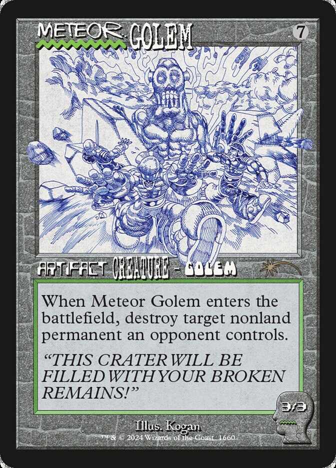 Meteor Golem — Secret Lair Drop 1660/2754