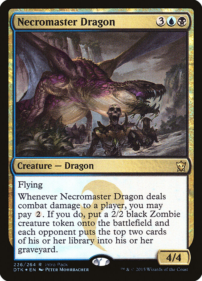 Necromaster Dragon — Dragons of Tarkir Promos 226/51