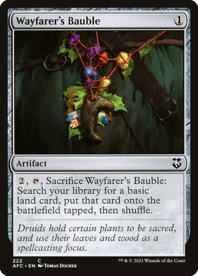 Wayfarer's Bauble — Forgotten Realms Commander 222/331