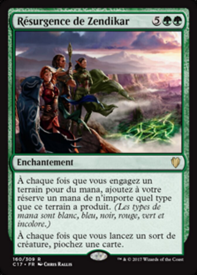 Résurgence de Zendikar — Commander 2017 160/309