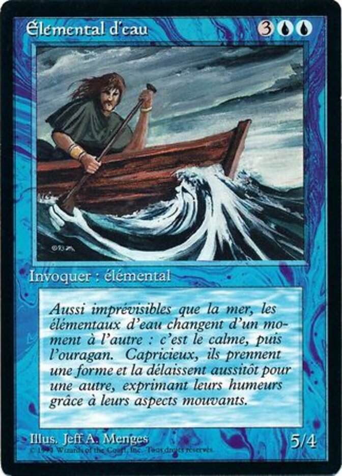 Water Elemental — Foreign Black Border 92/307