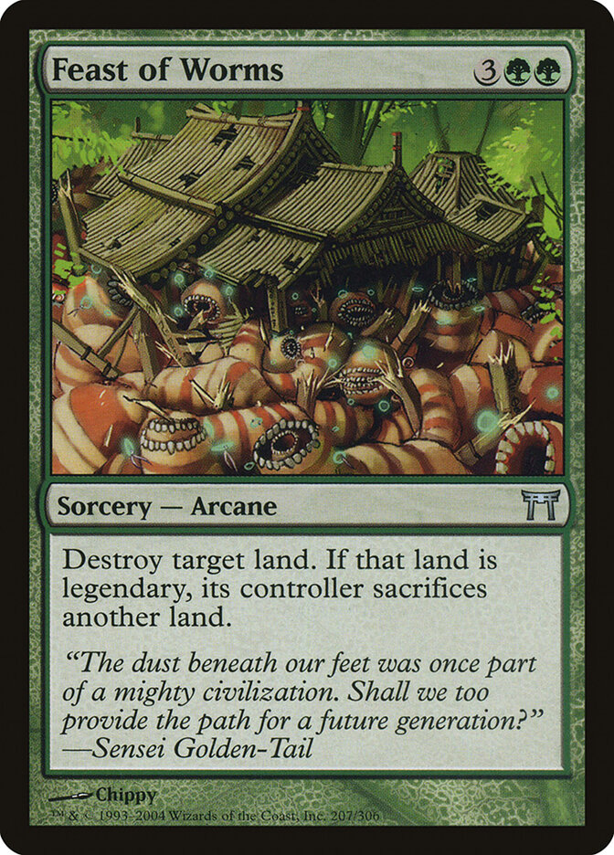 Feast of Worms — Champions of Kamigawa 207/307